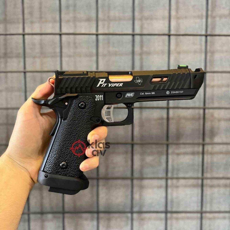 ASG STI PIT Viper Blowbackli Airsoft Tabanca Siyah