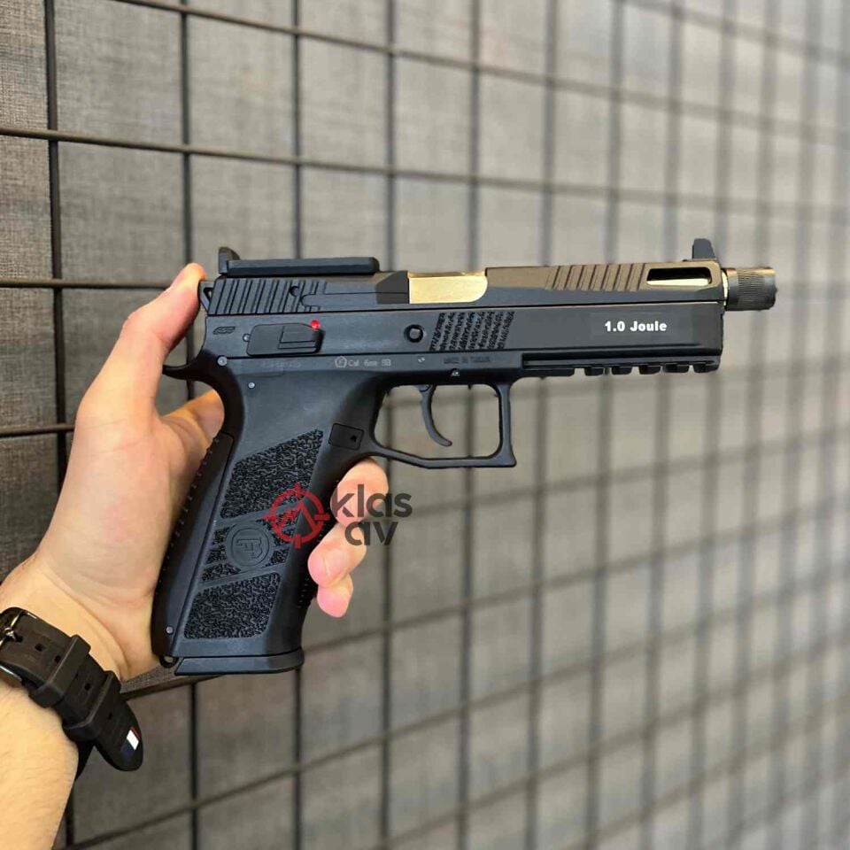 ASG CZ P09 Optic Blowback Airsoft Tabanca (Ayak ve Çantalı)