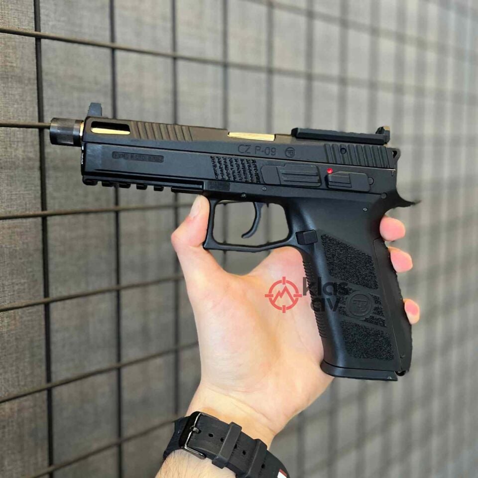 ASG CZ P09 Optic Blowback Airsoft Tabanca (Ayak ve Çantalı)
