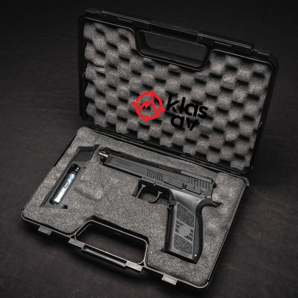 ASG CZ P09 Optic Blowback Airsoft Tabanca (Ayak ve Çantalı)