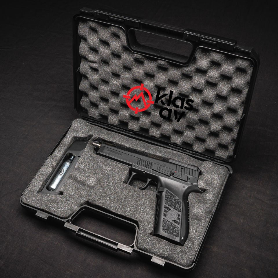 ASG CZ P09 Optic Blowback Airsoft Tabanca (Ayak ve Çantalı)