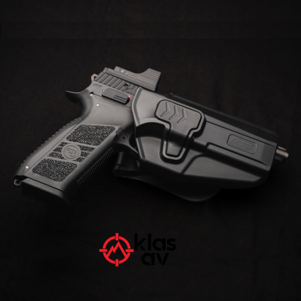 ASG CZ P09 Optic Blowback Airsoft Tabanca (Ayak ve Çantalı)