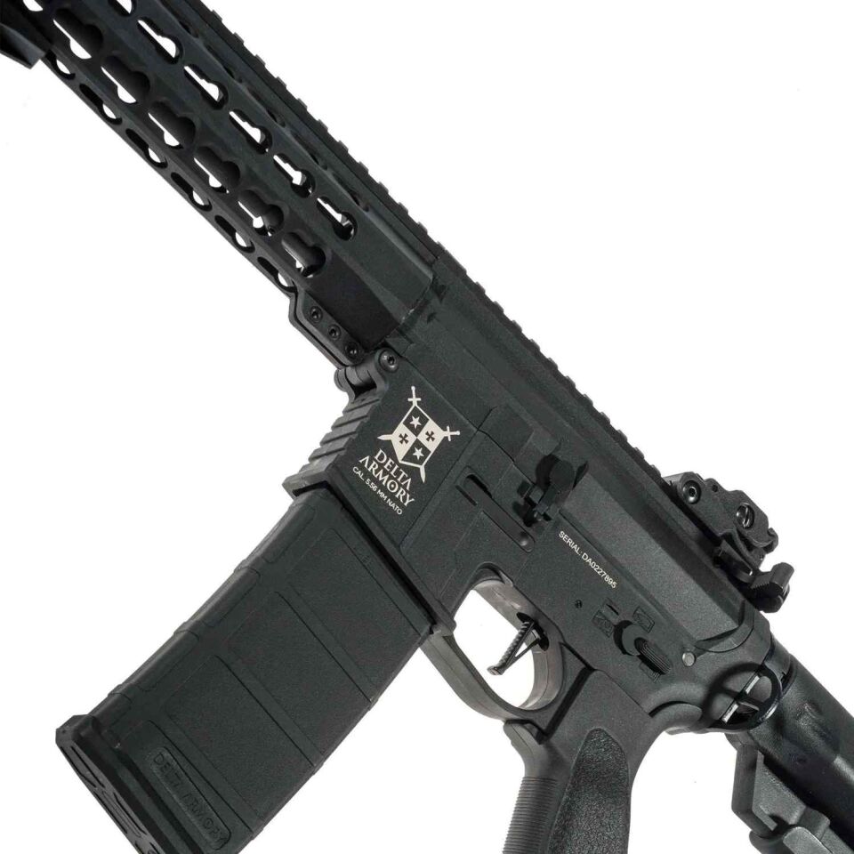 Delta Armory M4 AR15 KeyMod 10'' Charlie ETU Siyah Airsoft Tüfek