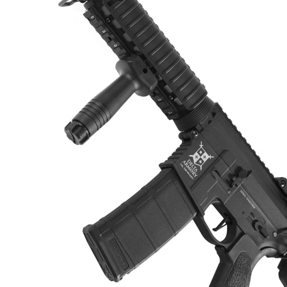 Delta Armory AR15 RIS Bravo Siyah AEG Airsoft Tüfek (Yarı Metal)