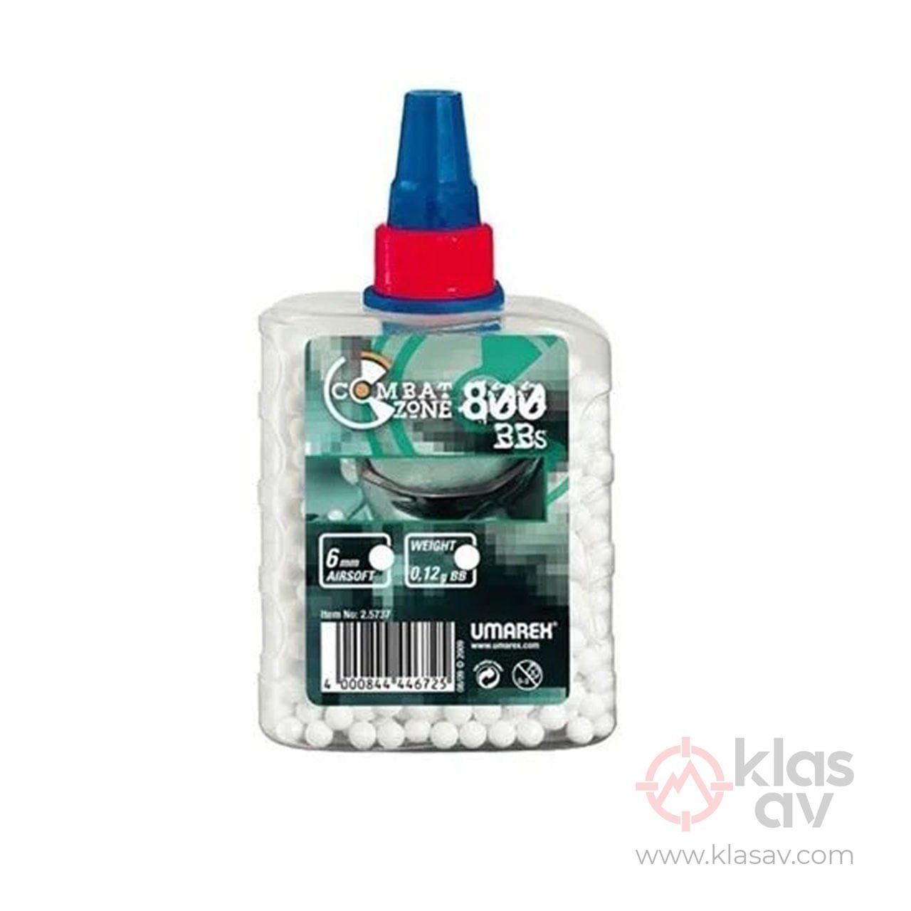 UMAREX Combat Zone Airsoft BB 0,12G Beyaz 800 Adet