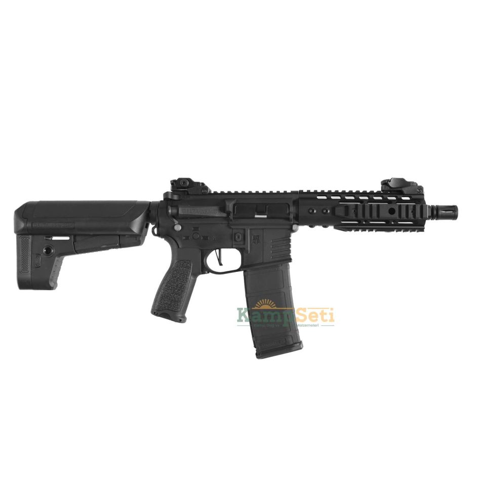 Delta Armory AR15 KeyMod 8” Bravo Pil Şarj Set Airsoft Tüfek Siyah