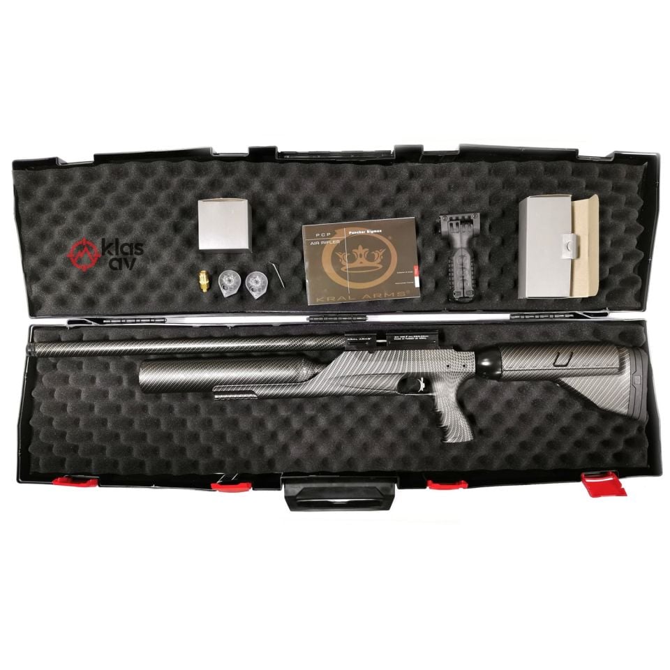 Kral Arms PCP Puncher Bigmax X PCP Havalı Tüfek Kamuflaj Carbon