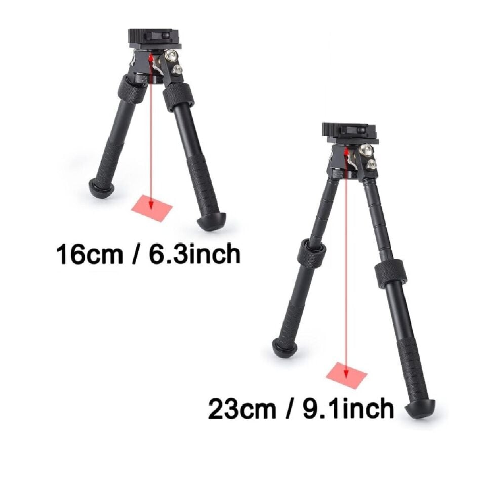 Nikula 22 mm Picatinny Ray Uyumlu Hareketli Çatal Ayak (Bipod)