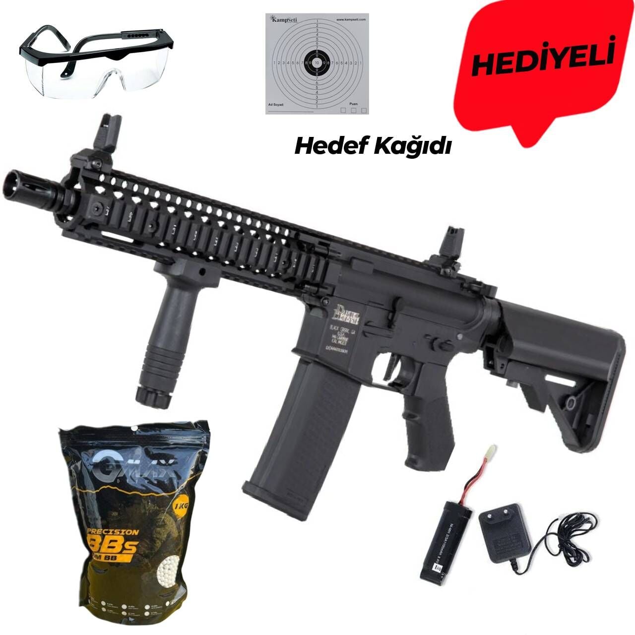 Specna Arms SA-C19 DD CORE™ HAL ETU™ Gen.2 Airsoft Tüfek Siyah