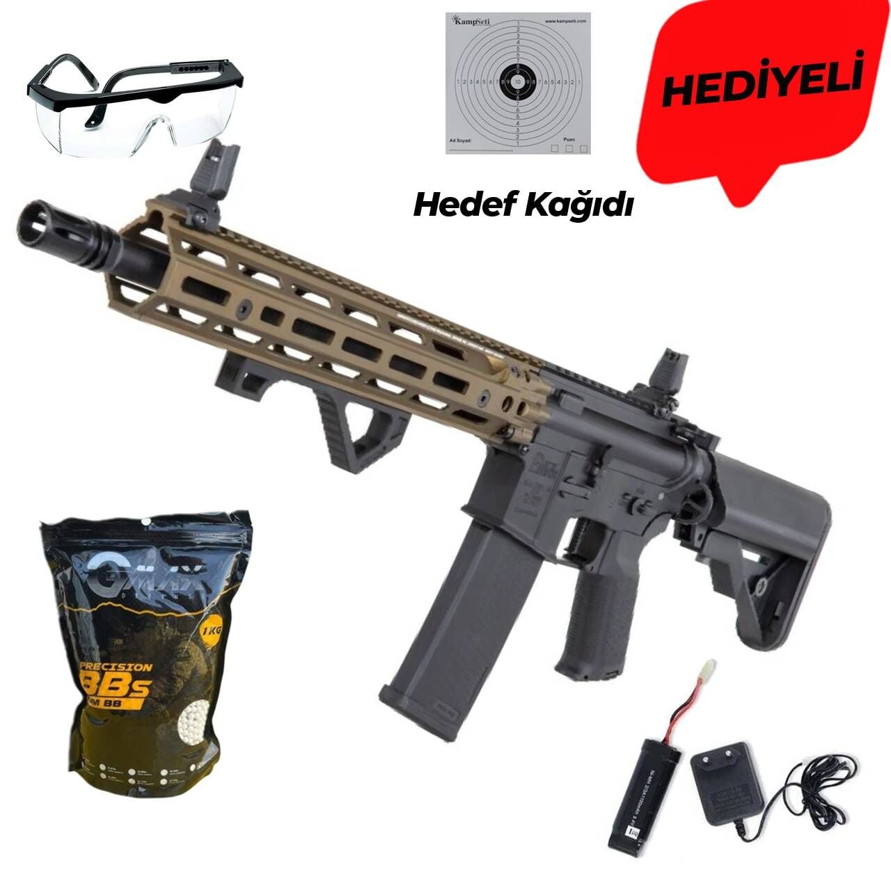 Specna Arms SA-P28 Prime™ Daniel Defense RIS III Aster II Airsoft Tüfek (Chaos Bronz)