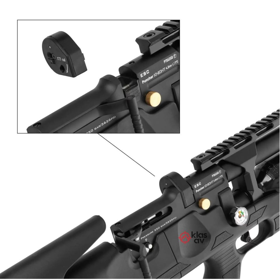 Kral Puncher Knight Siyah PCP Havalı Tüfek