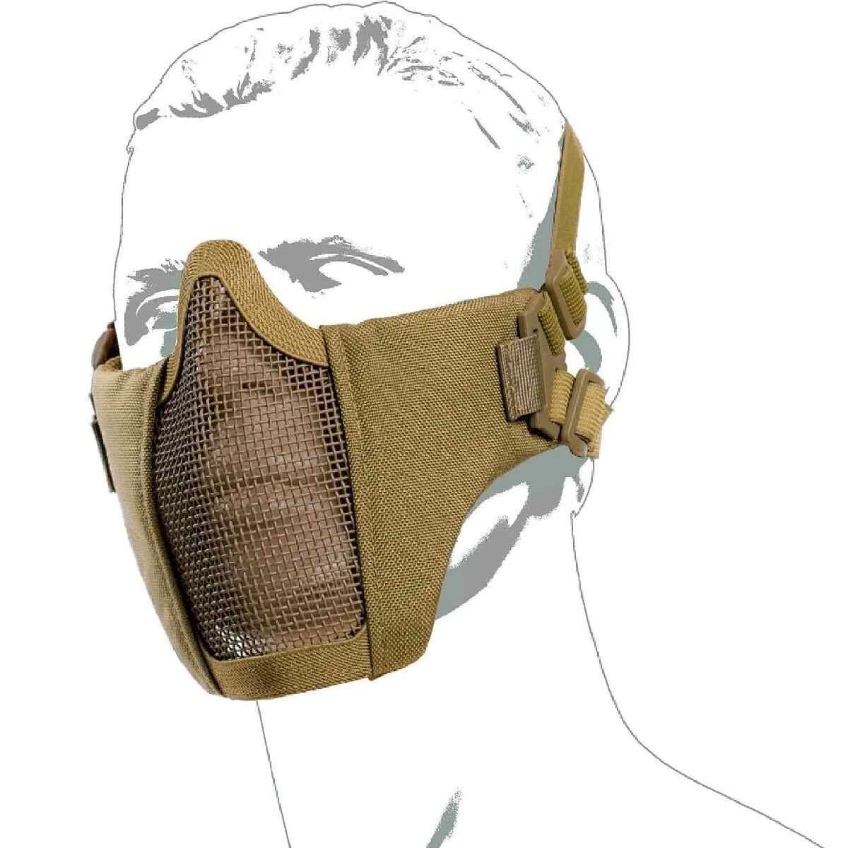 ASG Metal Mesh Çene ve Ağız Koruma Maskesi
