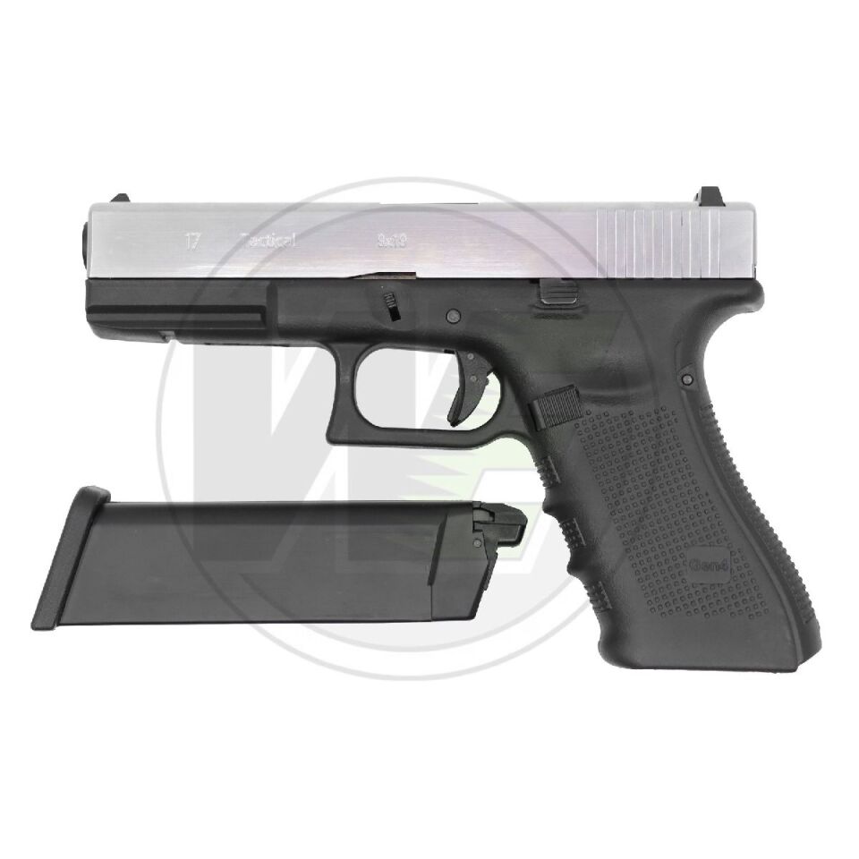 WE Glock 17 Gen4 Gümüş (Silver) Blowback Airsoft Tabanca