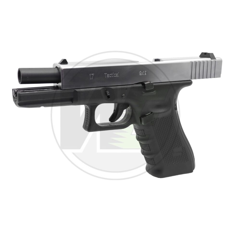WE Glock 17 Gen4 Gümüş (Silver) Blowback Airsoft Tabanca