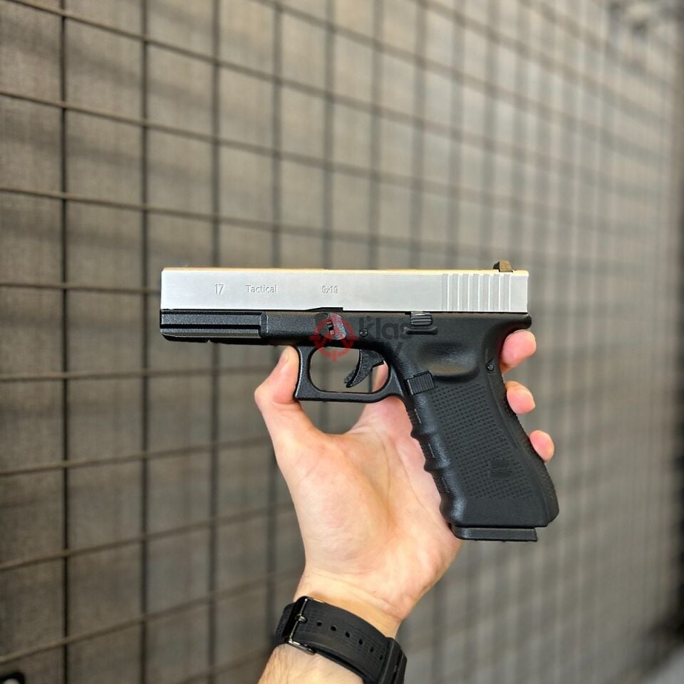 WE Glock 17 Gen4 Gümüş (Silver) Blowback Airsoft Tabanca
