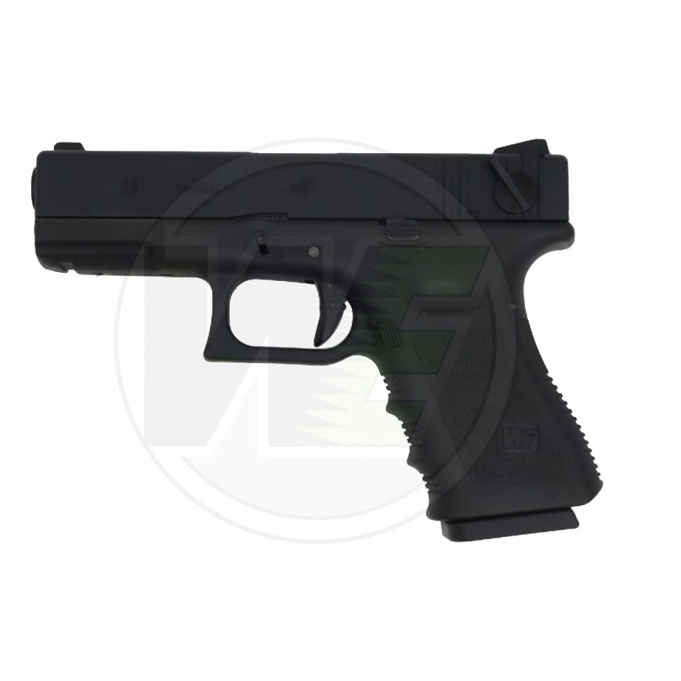 WE Glock 23 Gen3 Full Otomatik Blowback Airsoft Tabanca Siyah