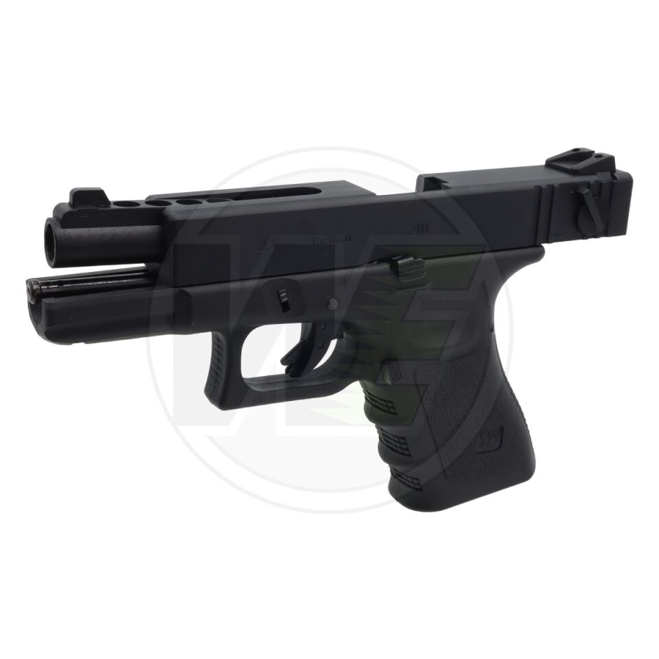 WE Glock 23 Gen3 Full Otomatik Blowback Airsoft Tabanca Siyah