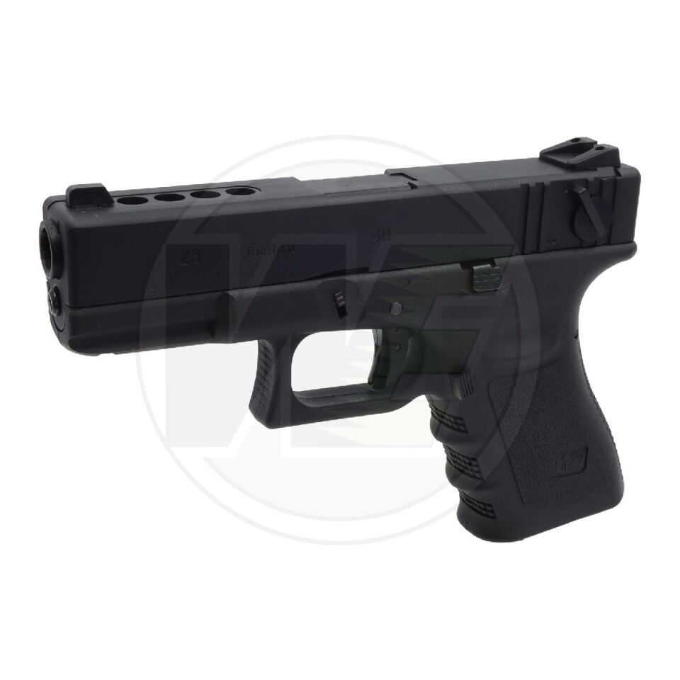 WE Glock 23 Gen3 Full Otomatik Blowback Airsoft Tabanca Siyah