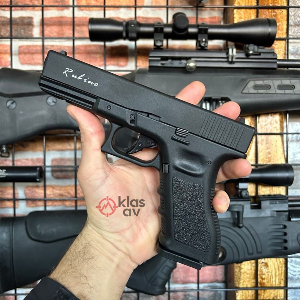 Rubino Glock 17 Blowback Havalı Tabanca Siyah