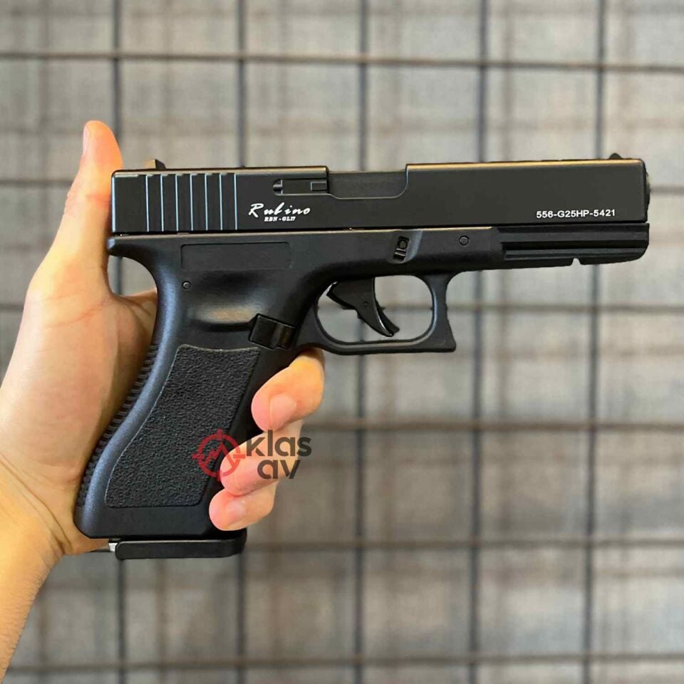 Rubino Glock 17 Blowback Havalı Tabanca Siyah