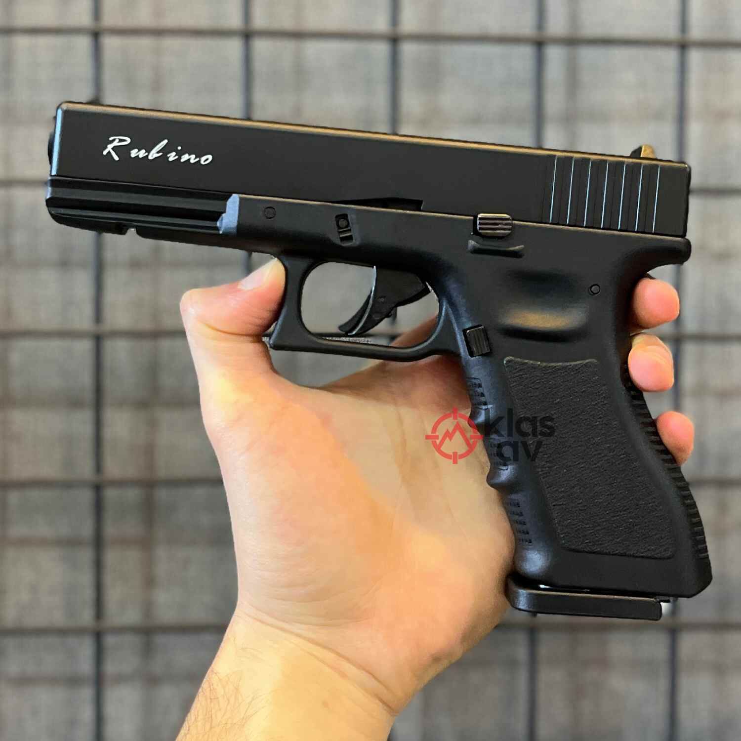 Rubino RBN-GL17 Glock 17 Blowback Havalı Tabanca Siyah