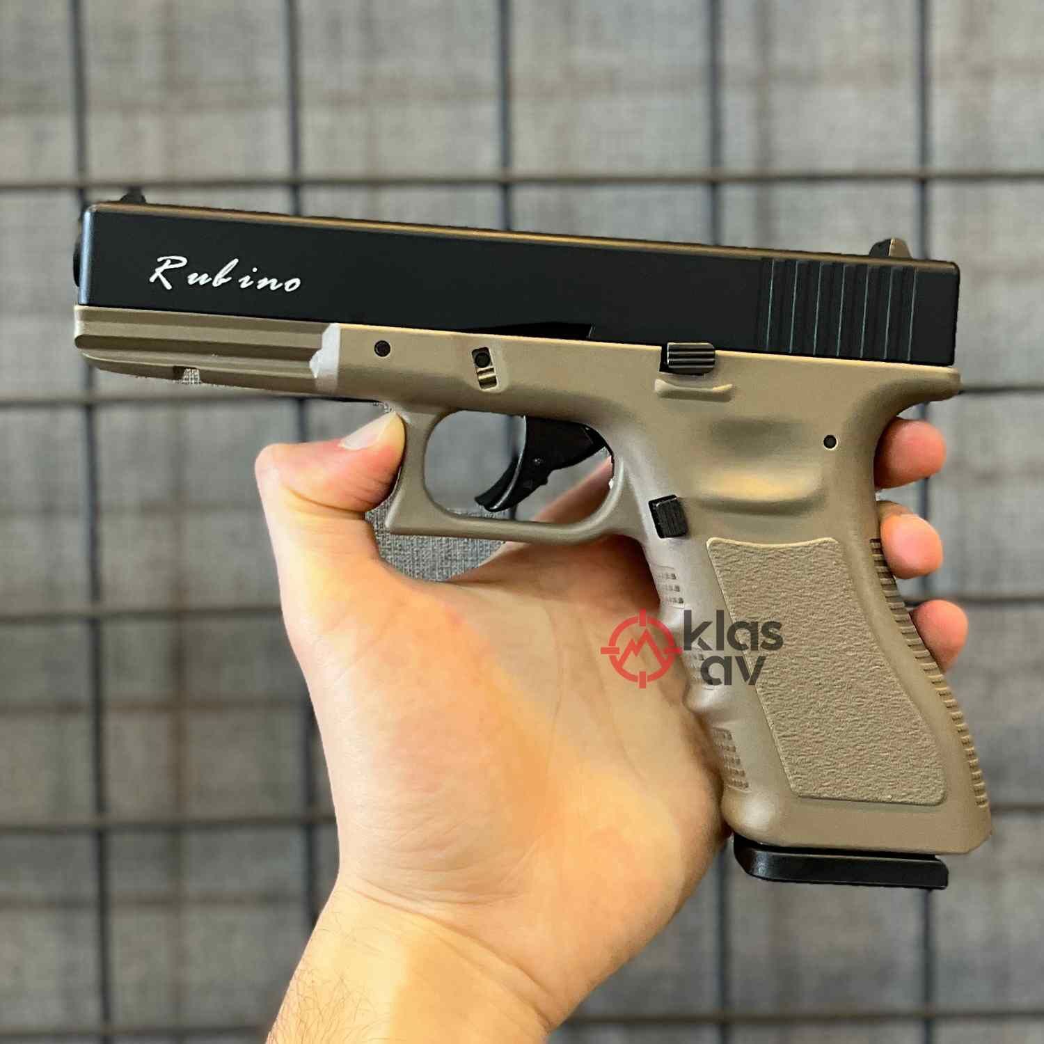 Rubino RBN-GL17 Glock 17 Blowback Havalı Tabanca Çöl