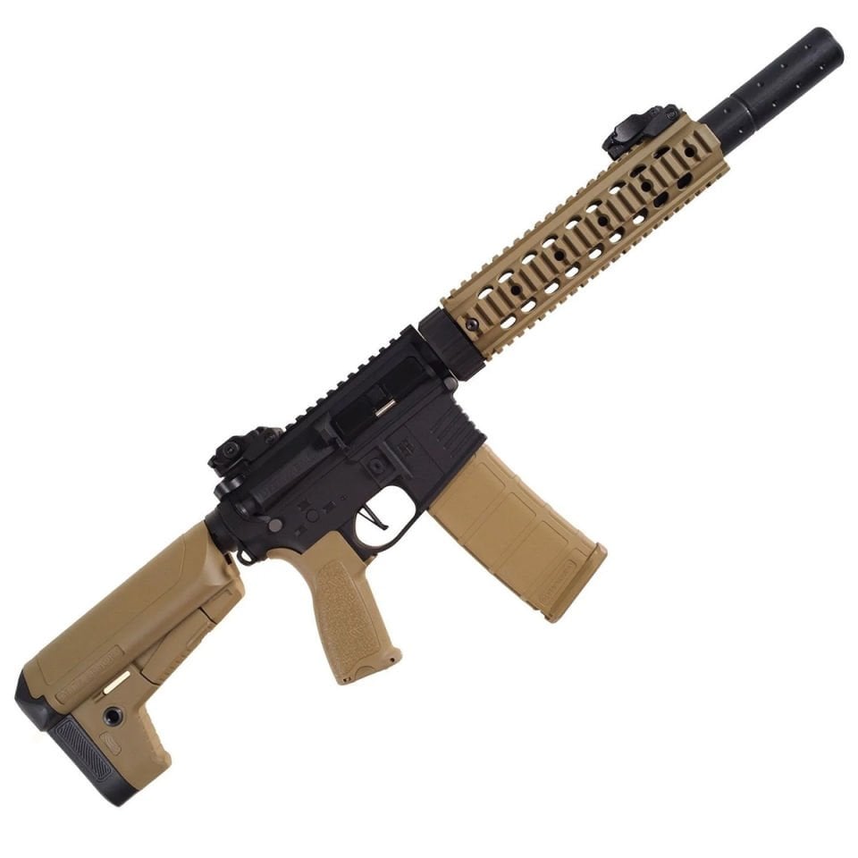 Delta Armory AR15 SilentOps 9” Charlie Airsoft Tüfek Tan