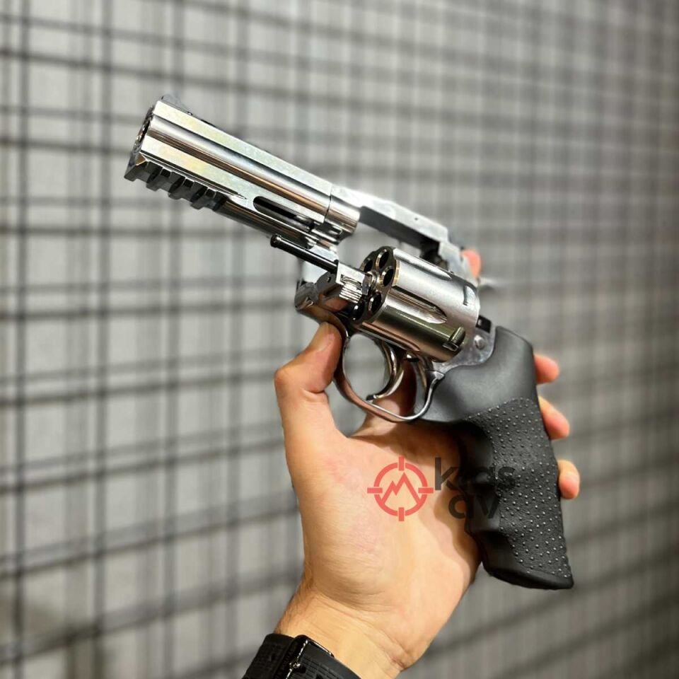 ASG Dan Wesson 715 4'' Parlak Krom Toplu Havalı Tabanca