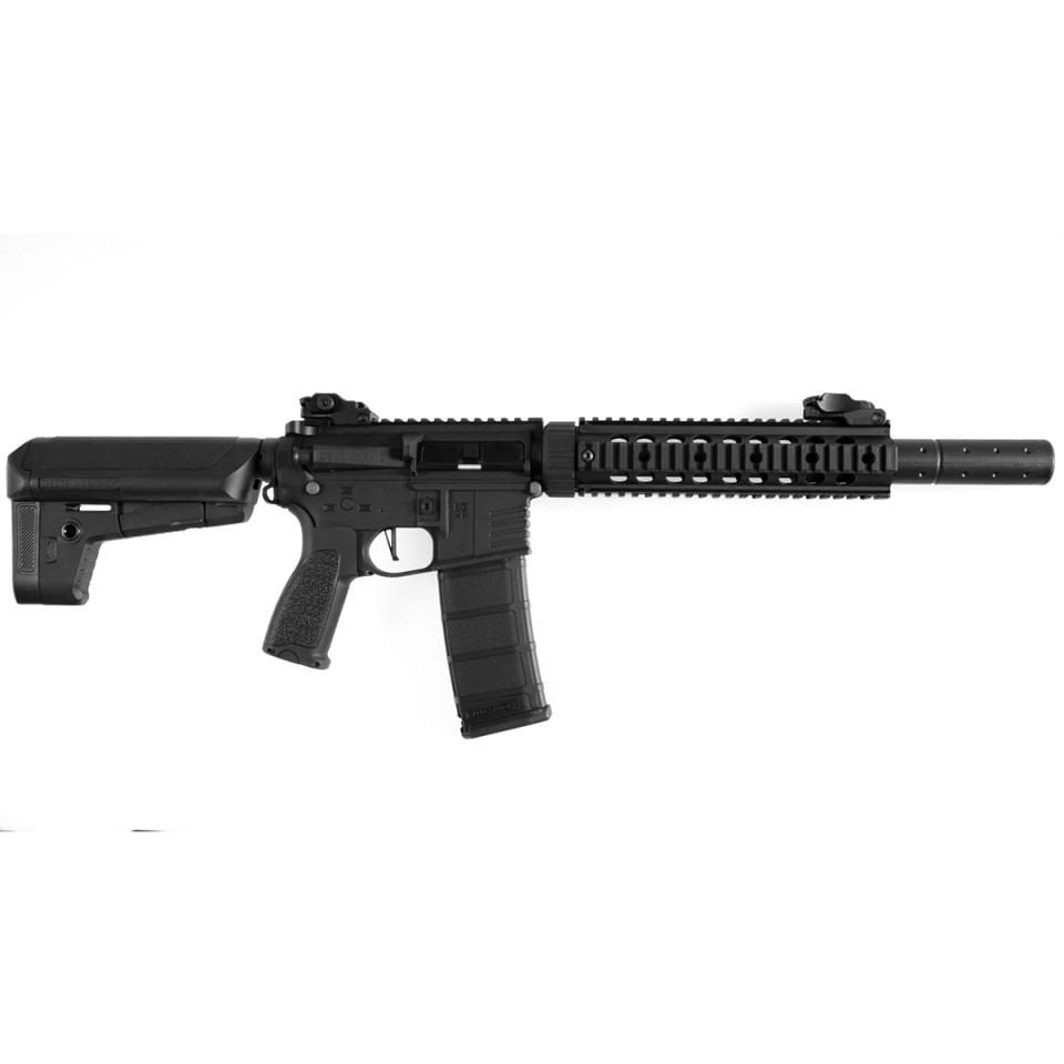 Delta Armory AR15 SilentOps 9” Charlie Airsoft Tüfek Siyah Pil Şarj Dahil