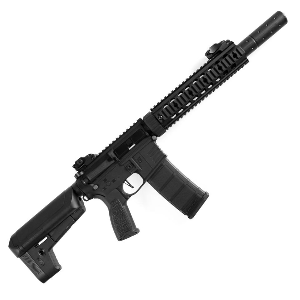 Delta Armory AR15 SilentOps 9” Charlie Airsoft Tüfek Siyah Pil Şarj Dahil