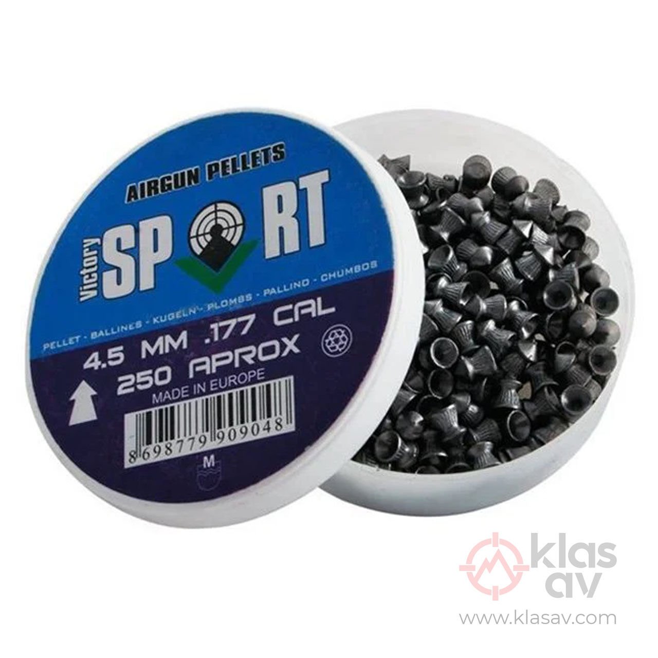 VICTORY SPORT Classic Point 4.5 mm Havalı Tüfek Saçması 200 Adet