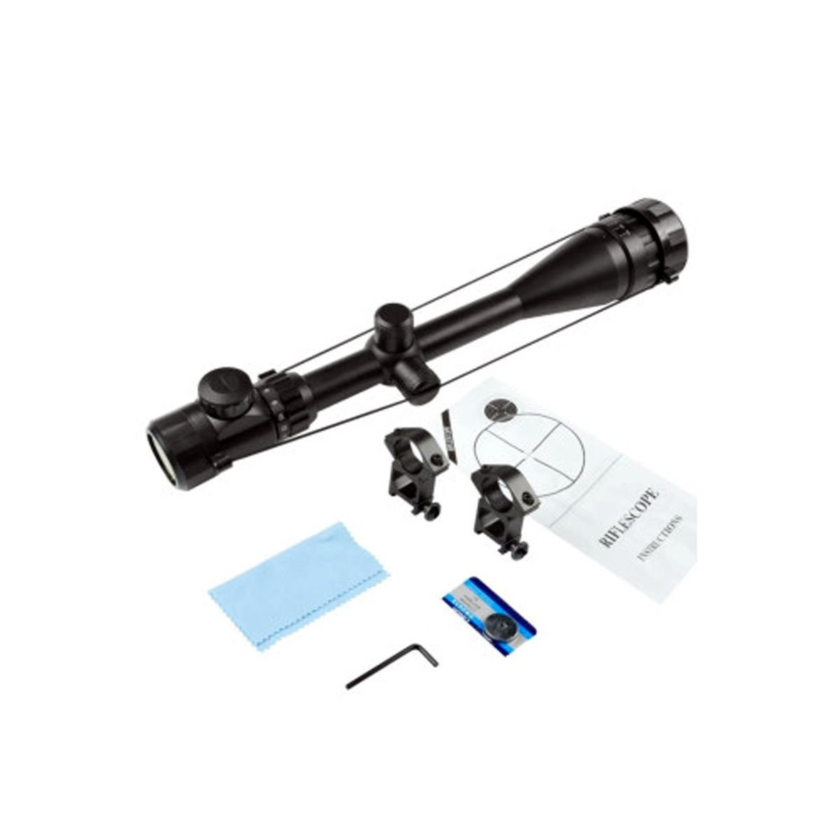 Spike 6-24x50 Aoe Tüfek Dürbünü (Çift Işık Kırmızı-Yeşil Kaynaklı Zoomlu)