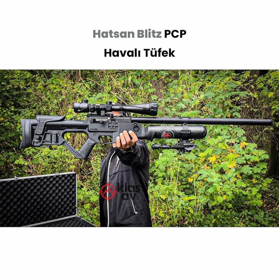 Premium Set Hatsan Blitz Tam Otomatik-Seri Atış PCP Havalı Tüfek