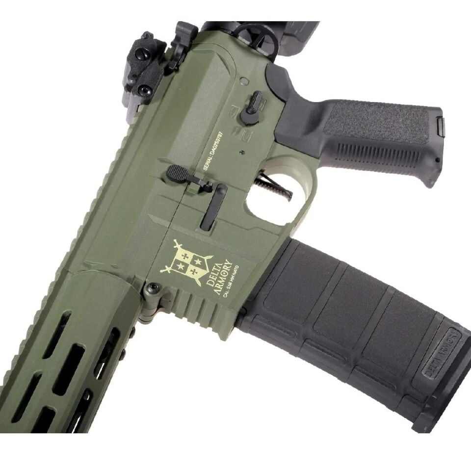 Delta Armory AR15 M-LOK 10'' Charlie Haki AEG Airsoft Tüfek