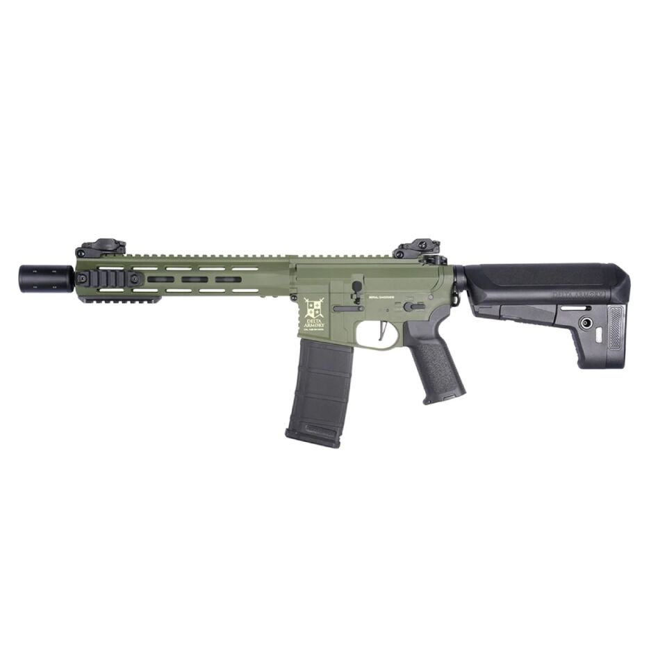 Delta Armory AR15 M-LOK 10'' SilentOps Charlie Haki AEG Airsoft Tüfek