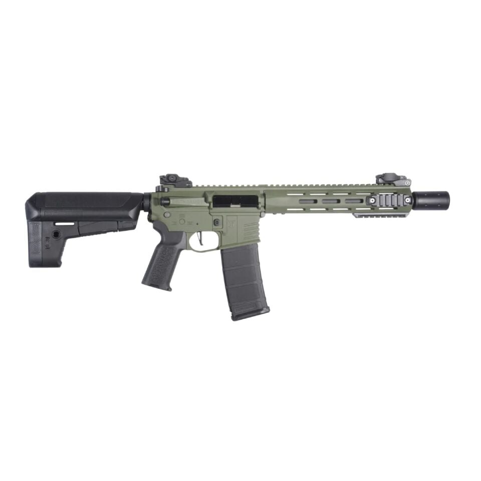 Delta Armory AR15 M-LOK 10'' SilentOps Charlie Haki AEG Airsoft Tüfek