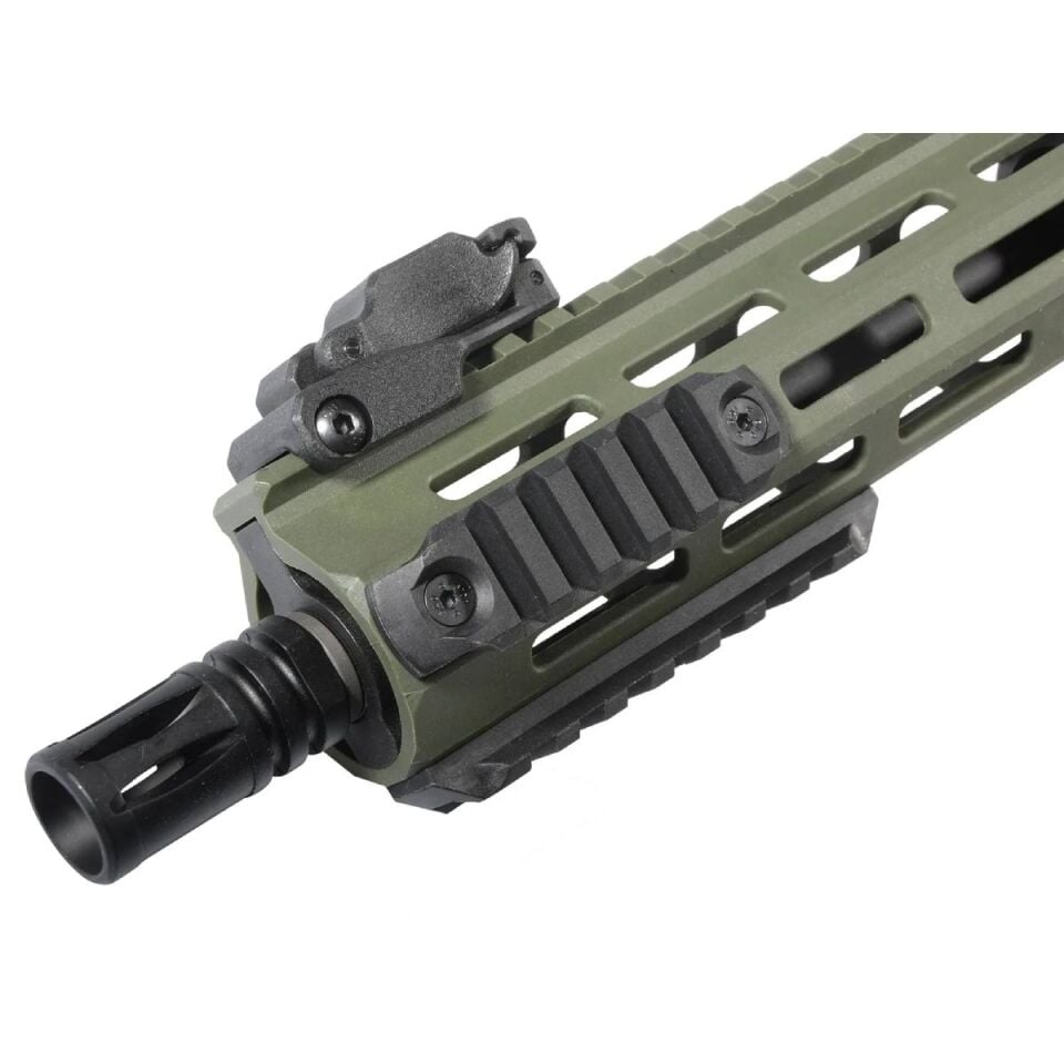 Delta Armory AR15 M-LOK 10'' SilentOps Charlie Haki AEG Airsoft Tüfek