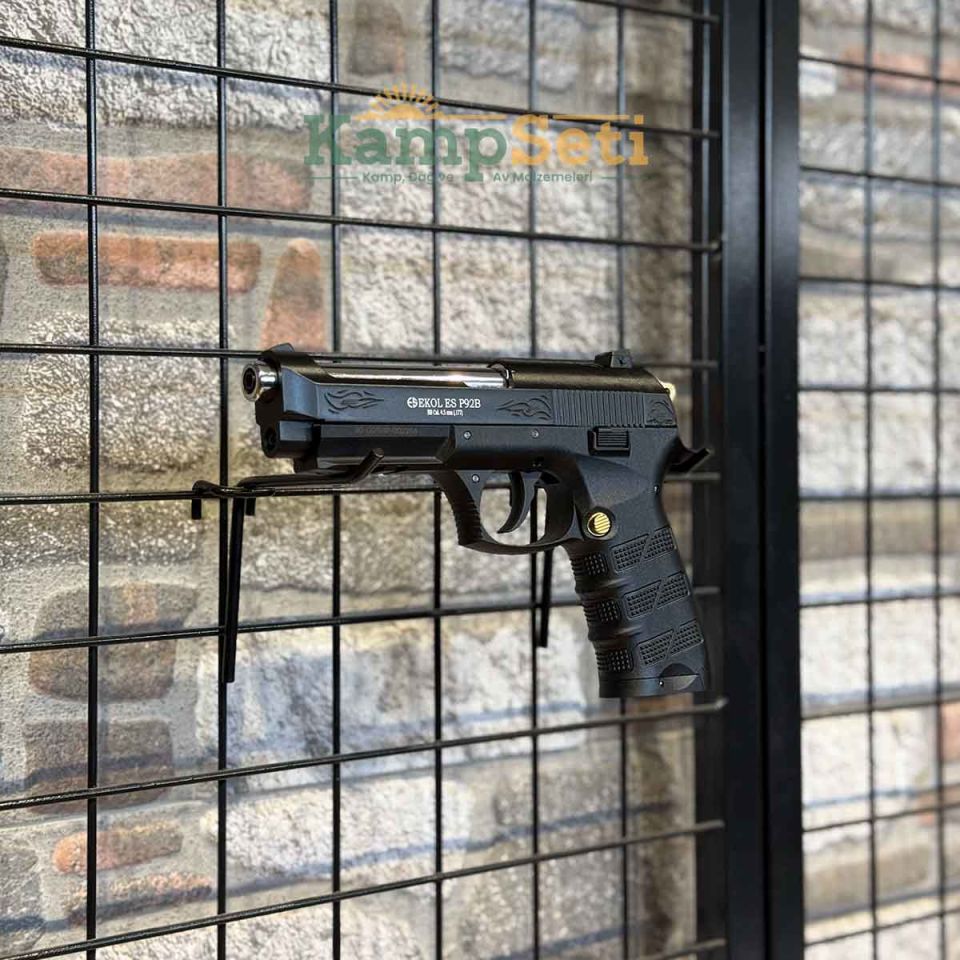 Ekol ES P92B Blowback Siyah Altın İşlemeli Havalı Tabanca