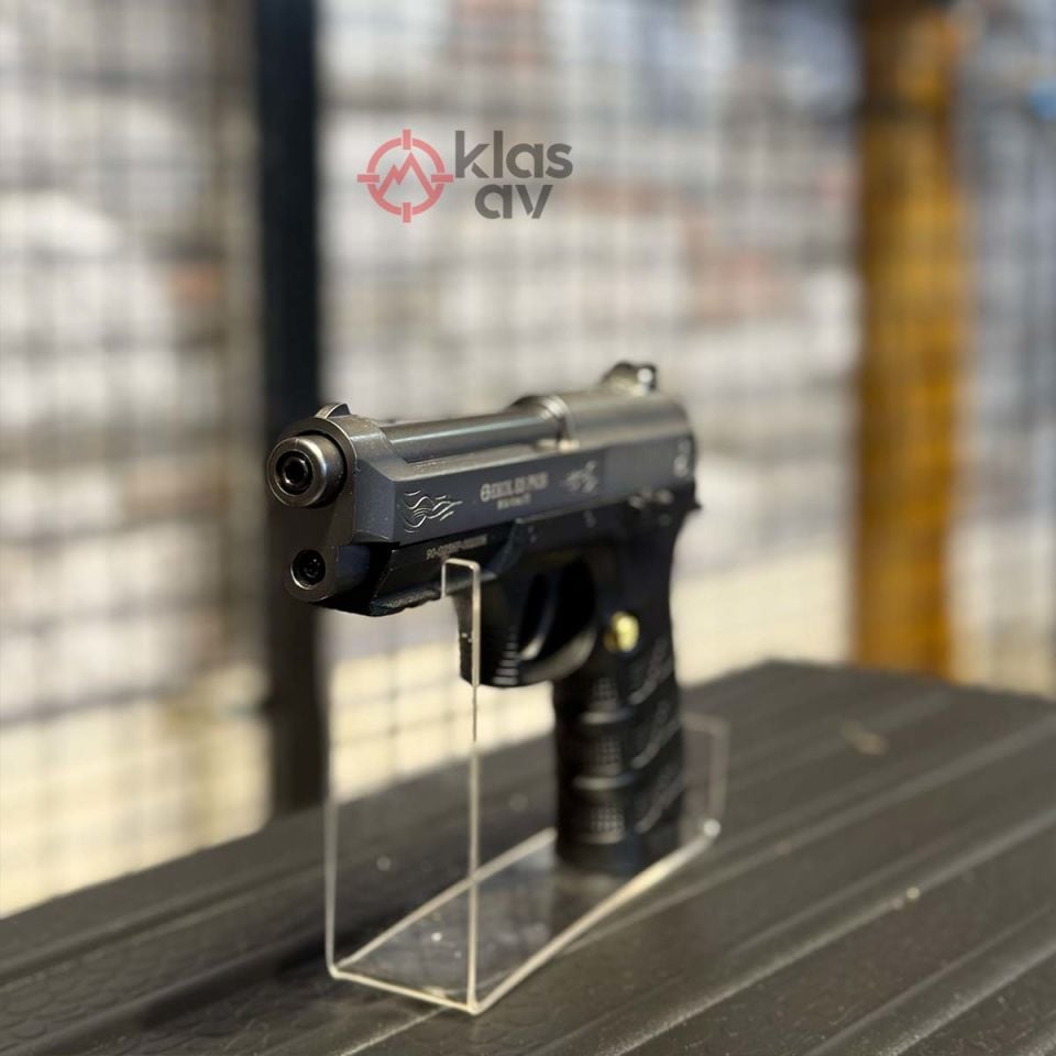 Ekol ES P92B Mat Beyaz Altın İşlemeli Blowback Havalı Tabanca