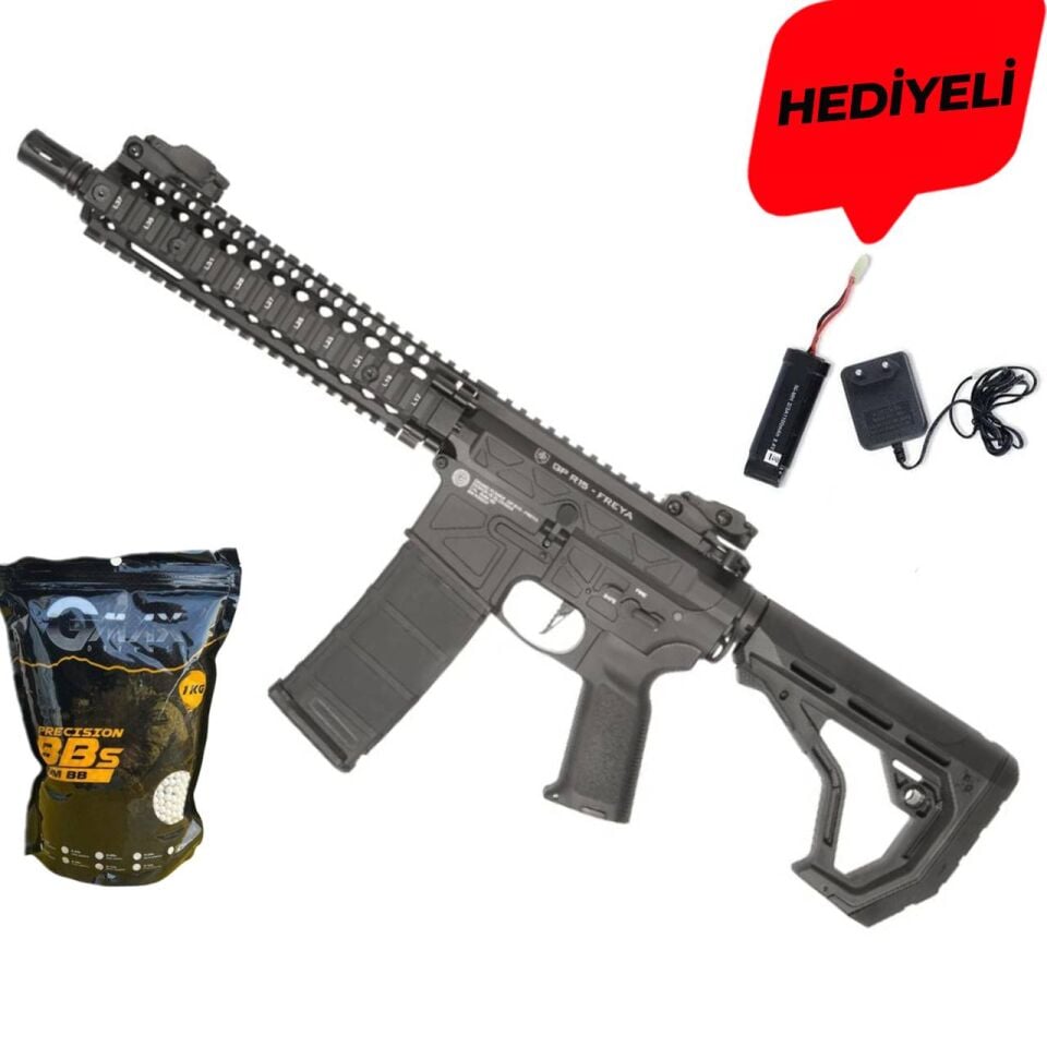 Delta Armory FREYA R15 M-LOK 10'' Siyah AEG Airsoft Tüfek