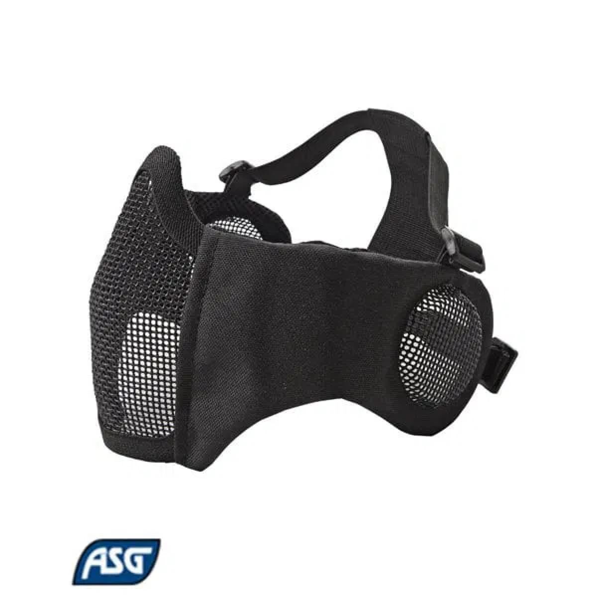 ASG Kulak ve Ağız Korumalı Siyah Airsoft Maskesi