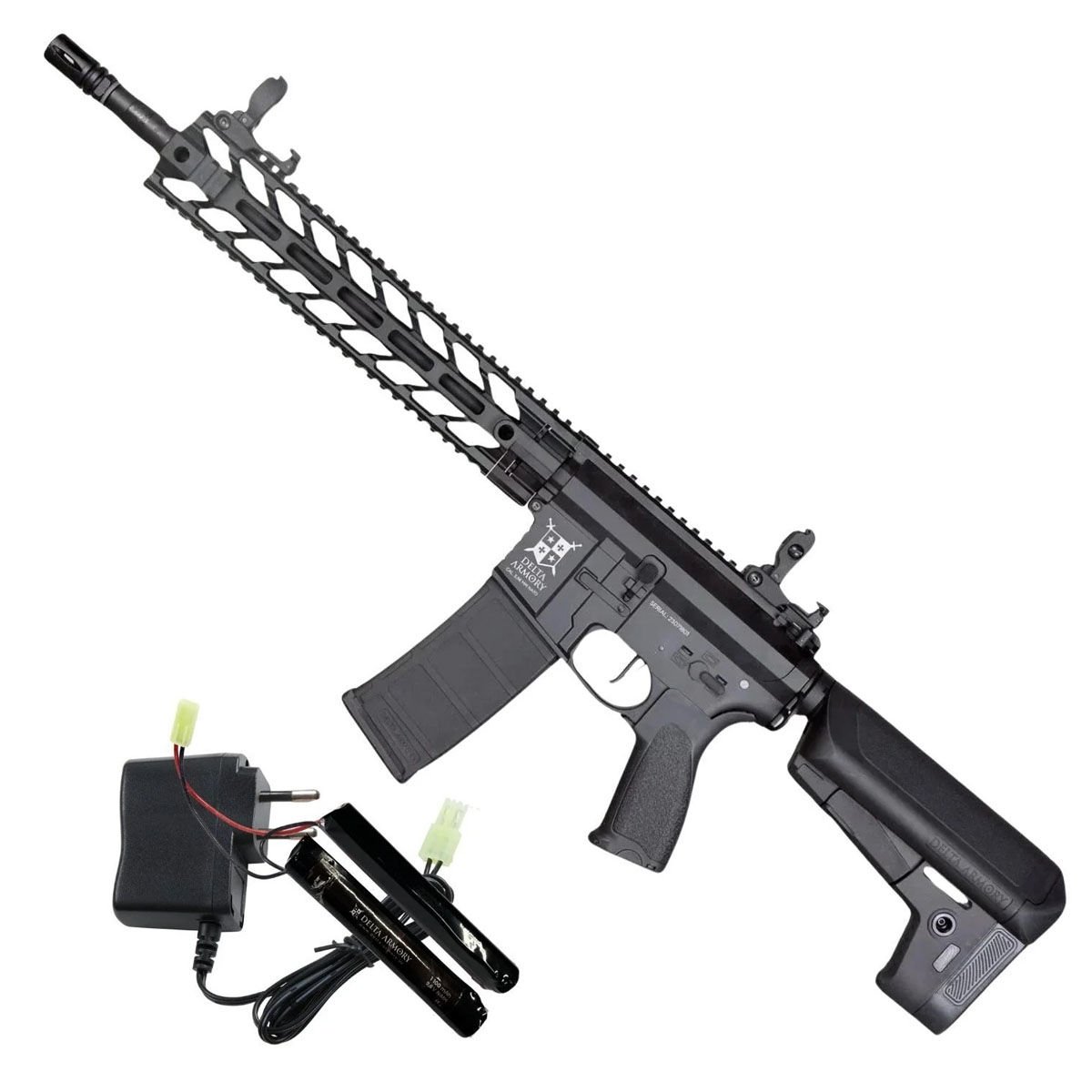 Delta Armory AR15 M-LOK Long Bravo Airsoft Tüfek (Pil+Şarj Aleti)