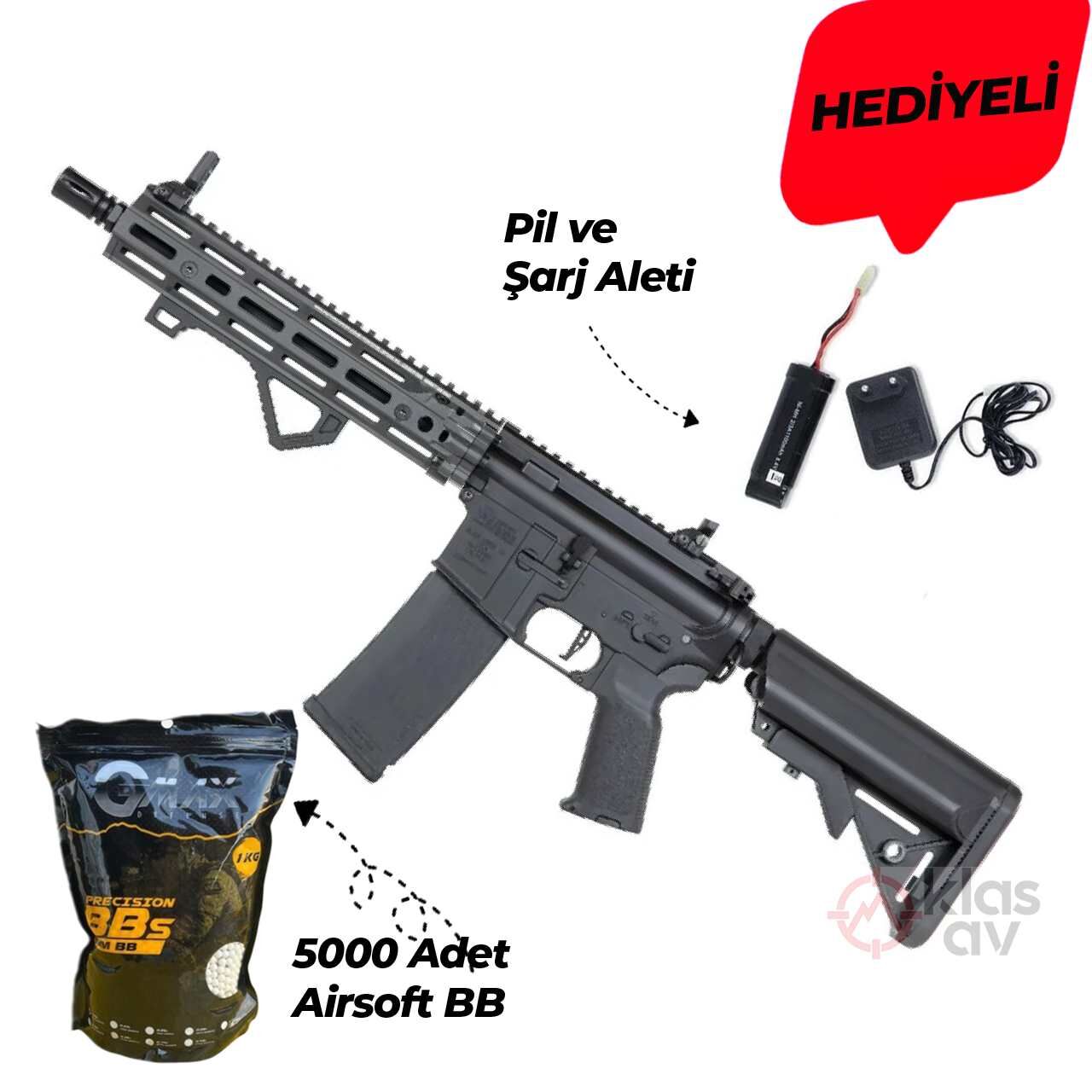 Specna Arms SA-P27 Prime™ Aster II ETU Gri AEG Airsoft Tüfek