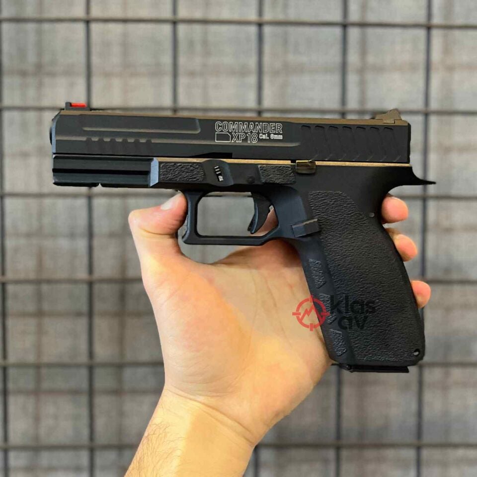 ASG Commander XP18 Blowback Siyah Airsoft Tabanca 6mm