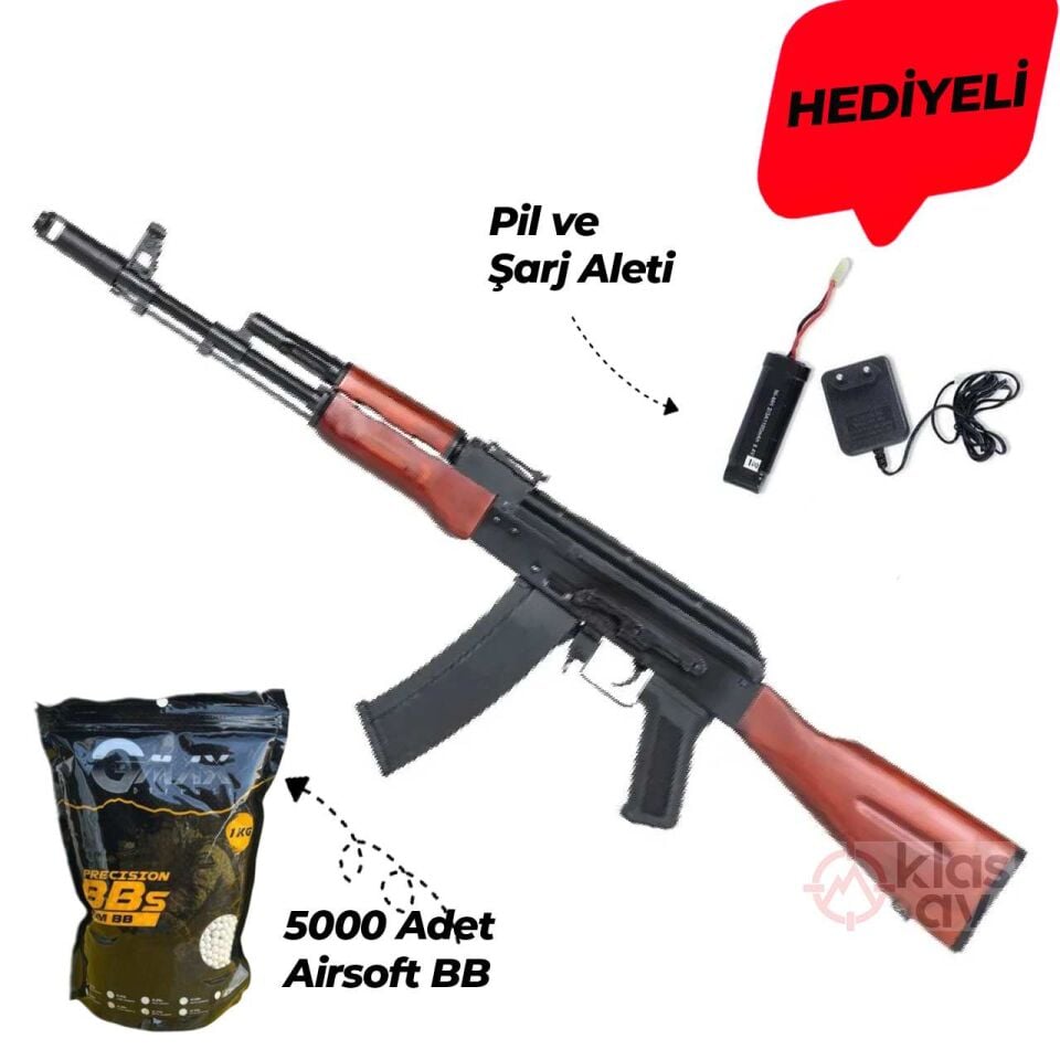 Specna Arms SA-PJ02 Prime™ Aster V3 SE ETU AK47 Siyah AEG Airsoft Tüfek