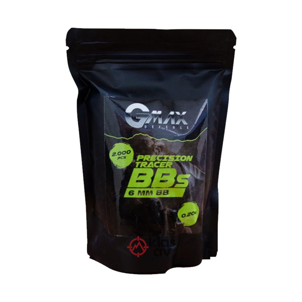 GMAX 0.20 gr Tracer Airsoft BB Mermi 2000 Adet