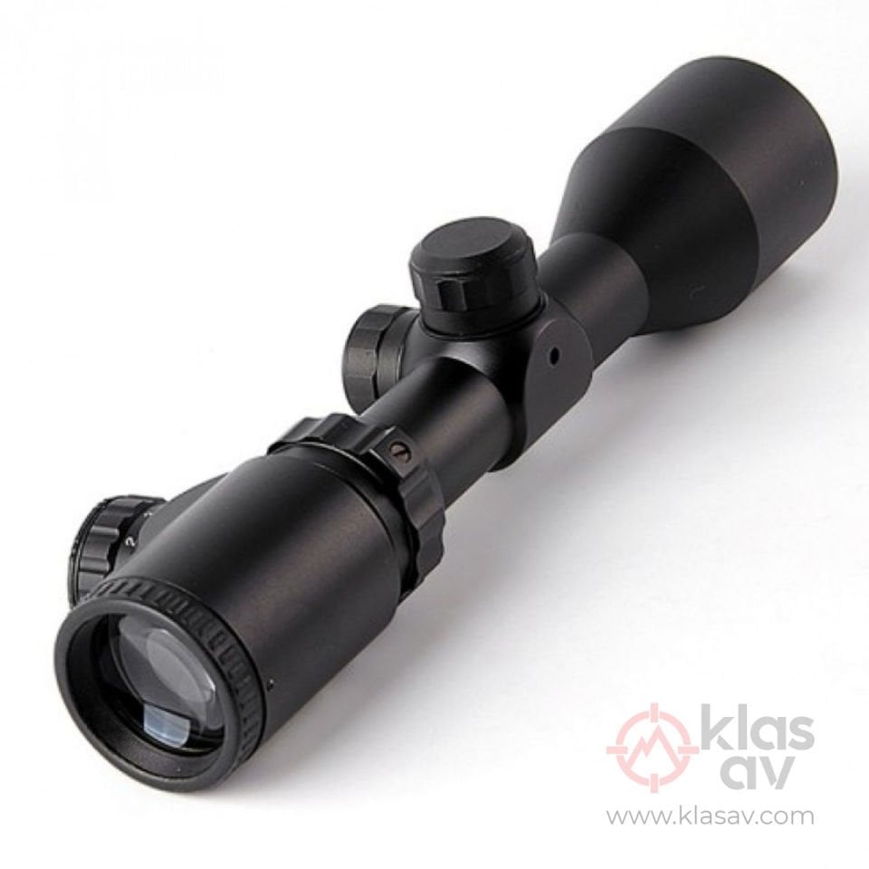 RuRu　2点セット 3-9x42e Çift Işıklı Zoomlu Nikula Tüfek Dürbünü - Klas Av