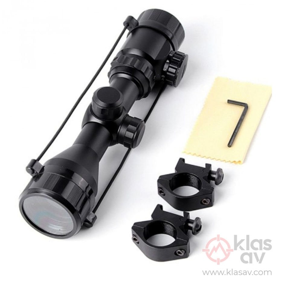 Nikula 3-9x42e Çift Işıklı Zoomlu Tüfek Dürbünü