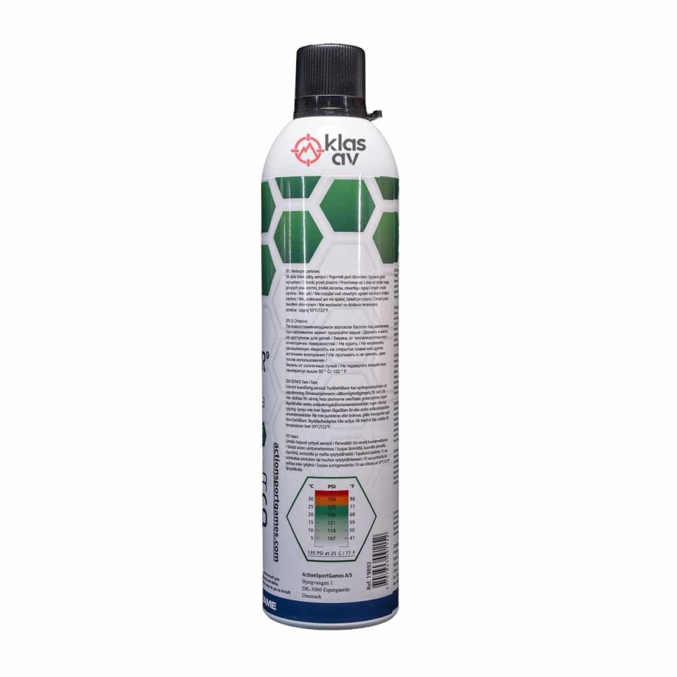 ASG Ultrair Power GreenGas 135 PSI Silikonlu 570 ml