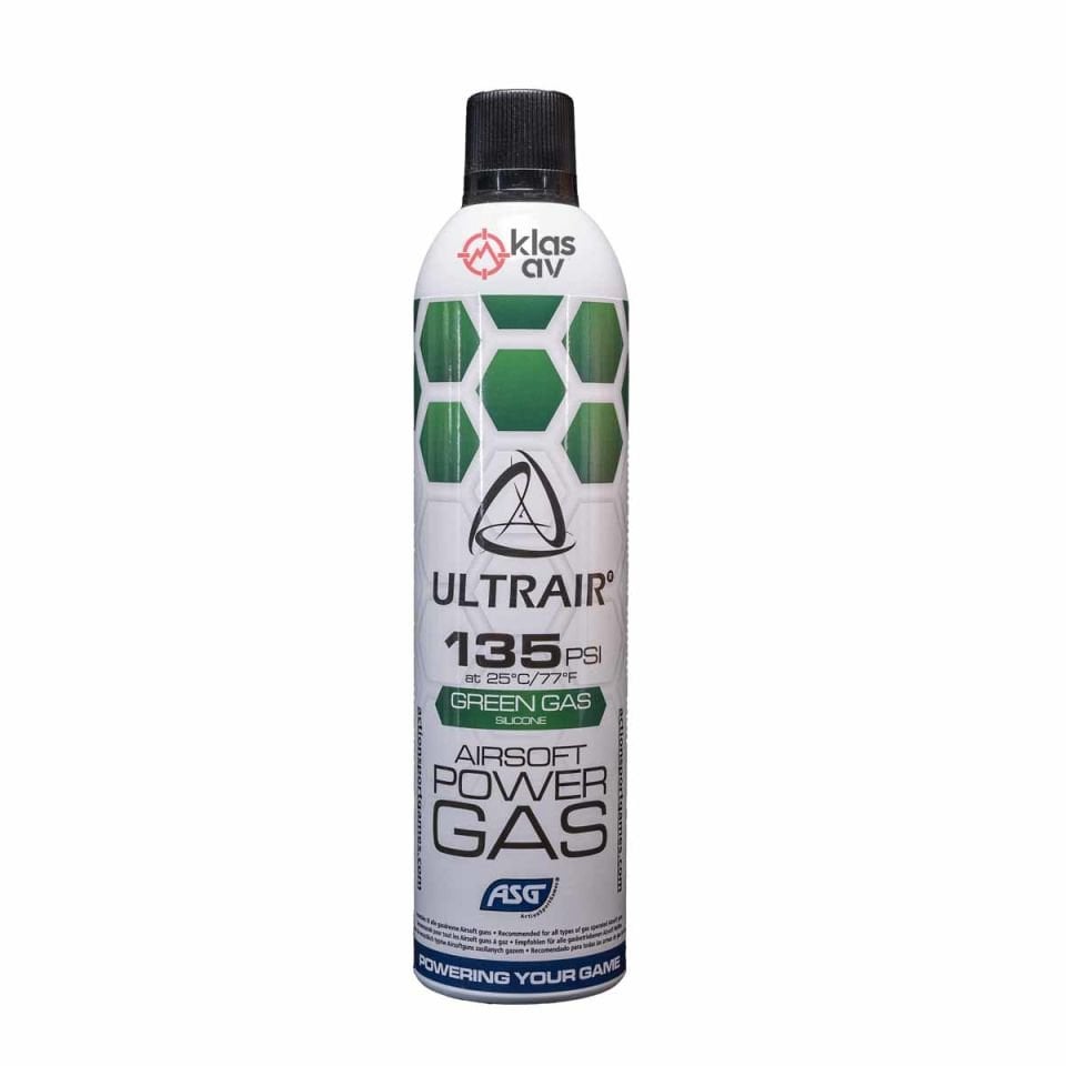 ASG Ultrair Power GreenGas 135 PSI Silikonlu 570 ml